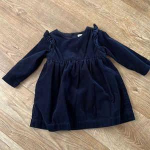 Miles The Label Navy Corduroy Dress 12-18 months